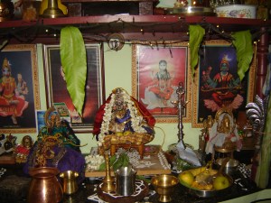 சென்னையில் ஒரு சினேகிதர் வீட்டின் பூஜை