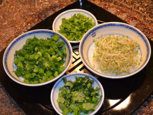 3. Herbs for garnishing
