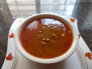 கொதிக்கத் தயார்நிலையில்க் கலவை