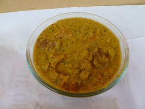 கீரைத்தண்டு கூட்டு கருவடாத்துடன்