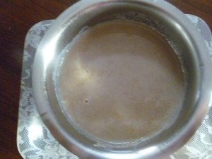 இரண்டுடேபிள்ஸ்பூன்மாவில் தயாரான கஞ்சி