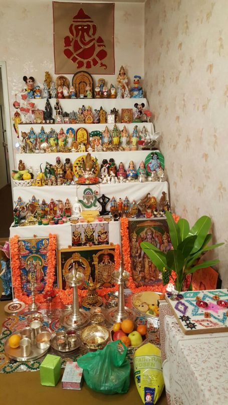 கீதா கிருஷ்ணமூர்த்தி மாமியின் கொலு.